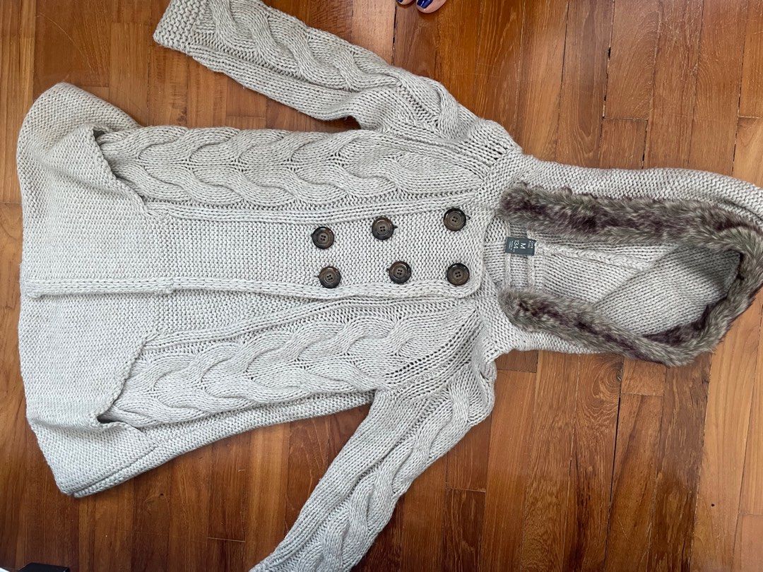 Zara hooded cardigan cheap