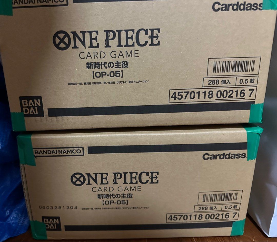 1 caseONE PIECE Card Game Japanese TGC "Awakening of the New Era" OP-05 Booster  Box 1 case(in 12box), Hobbies & Toys, Memorabilia & Collectibles, Vintage  Collectibles on Carousell