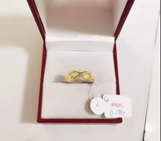 18k Saudi Gold Infinity Ring S6