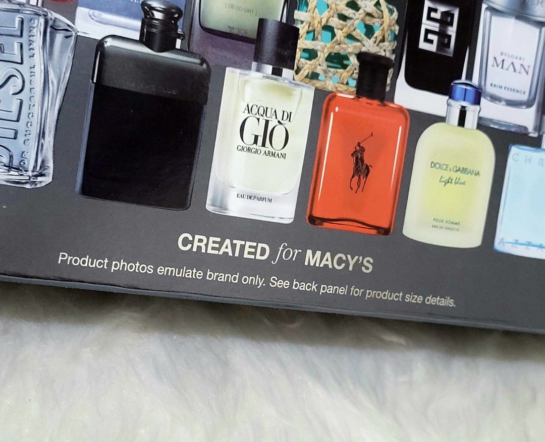 SALE 18 PC MACY S Favorite Scents SAMPLER SET For HIM Beauty Personal Care Fragrance Deodorants on Carousell
