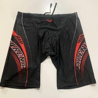 (2XL) Arena Competition Jammer (Blk/Red)