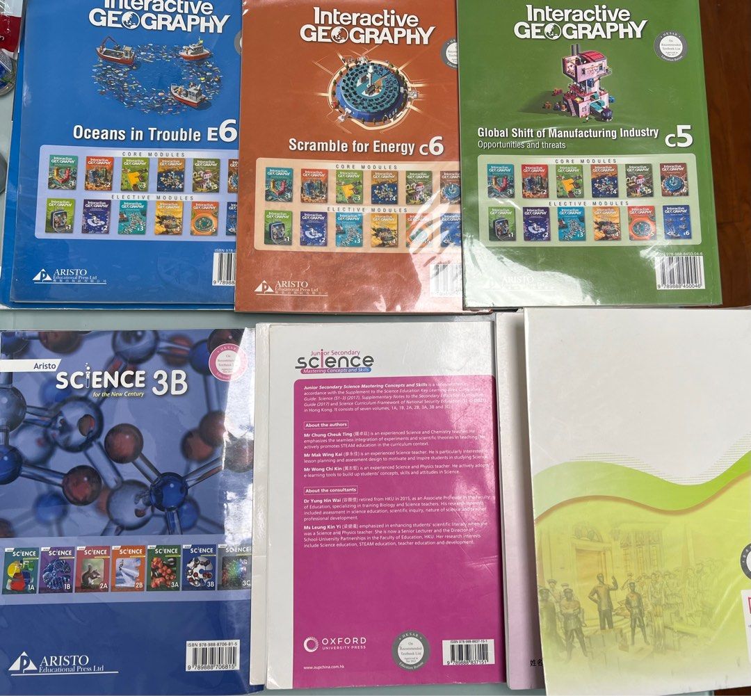 中三教科書-每本50 Geography -oceans in trouble E6 , Scramble for Energy C 6 ...