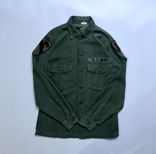 60’s Vintage U.S Army Utility Military Shirt