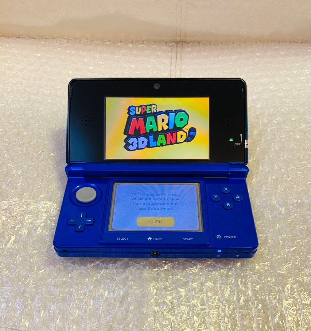3DS 藍寶石 色 99% New 超美品 水藍色 最新B9 S系統 已😃入滿遊戲 雙機優惠《包順豐到智能櫃》日版遊戲機 新淨靚Mon 任天堂  nds ndsl 3dsxl new 3dsll
