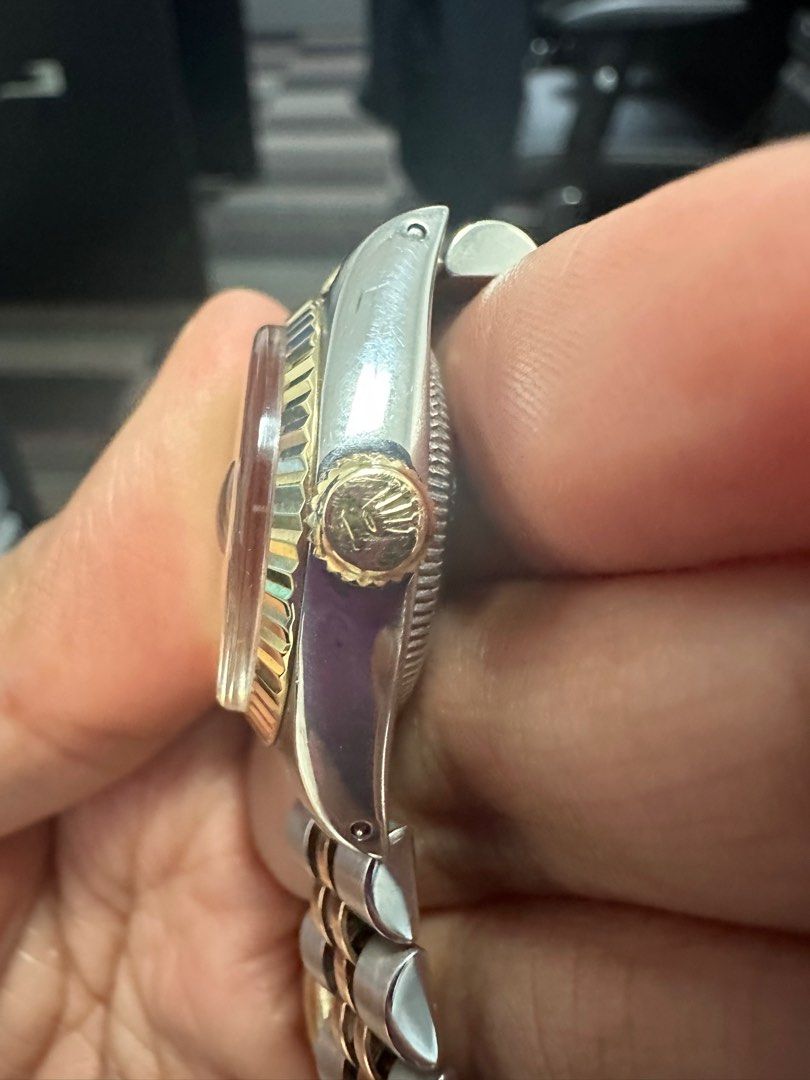 !!! AUTHENTIC!!! ROLEX OYSTER PERPETUAL TWO TONE (Category: Luxury Watches) located in Bacoor. Submitted by momandkids (Listing ID 1310646360, Image 2). Description: Two Tone 26mm Inclusion: Yourtime receipt presentation box.