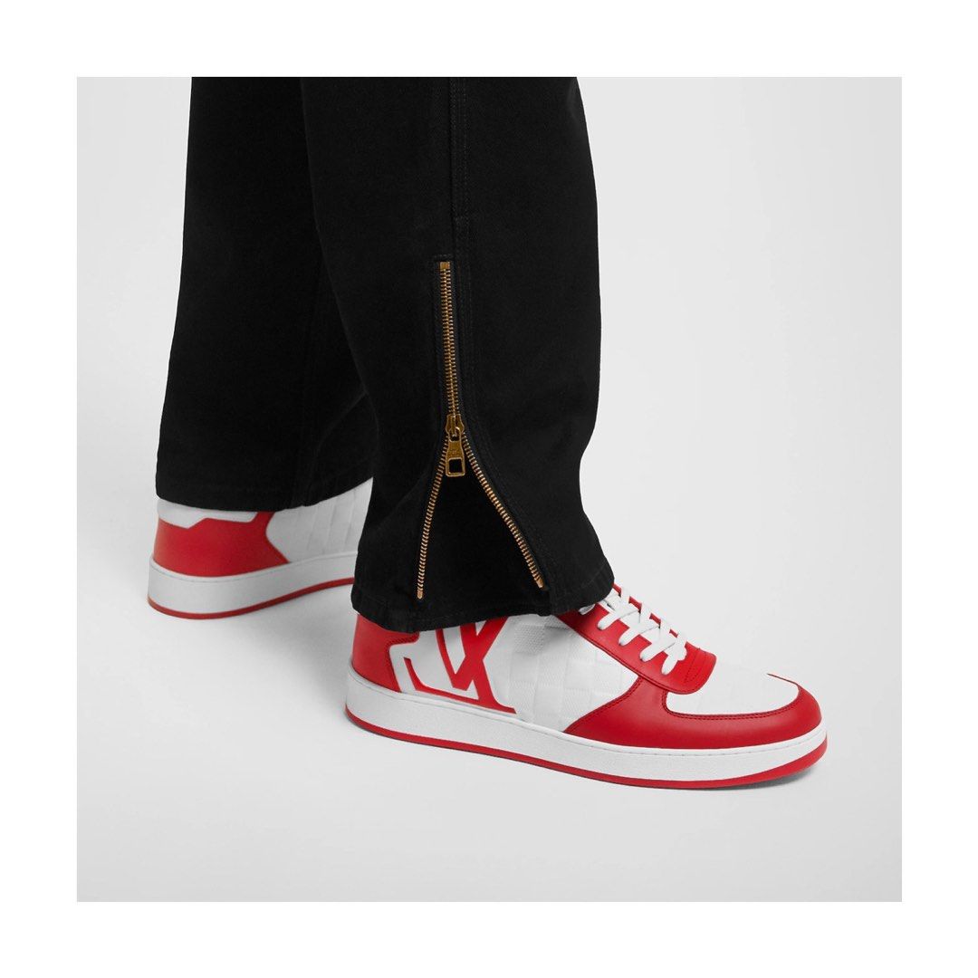 Louis vuitton rivoli sneaker red sales