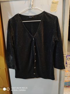 柔軟舒適中袖閃閃外套  Glittering light jacket64203308018819110