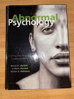 Abnormal Psychology - 8th edition