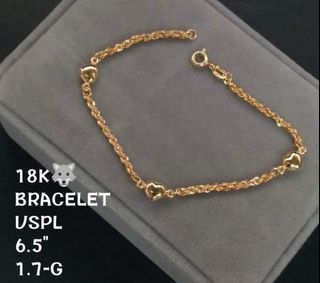 Actual Photo YG Heart Rope Chain Bracelet