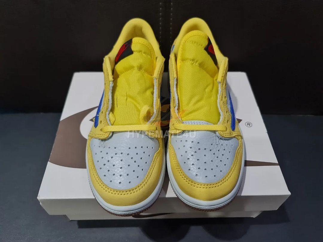 Air Jordan 1 Low OG x Travis Scott - Canary (PS), Men 