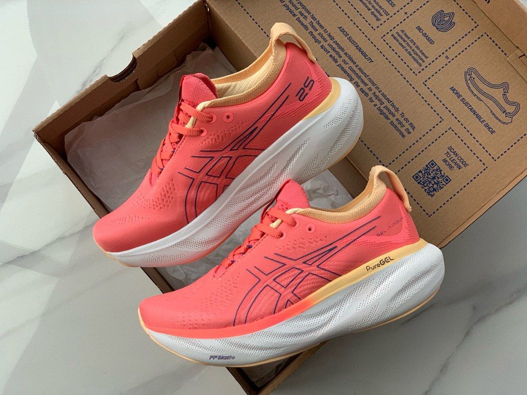ASICS GEL Nimbus 25 Wear resistant Breathable comfortable running shoes 36 44