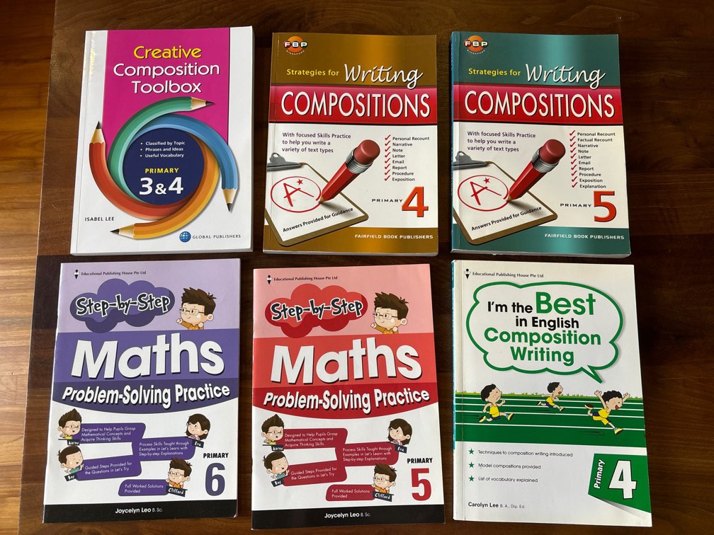 Used Math Composition Book Assessment books for English composition and Math, Hobbies & Toys ...