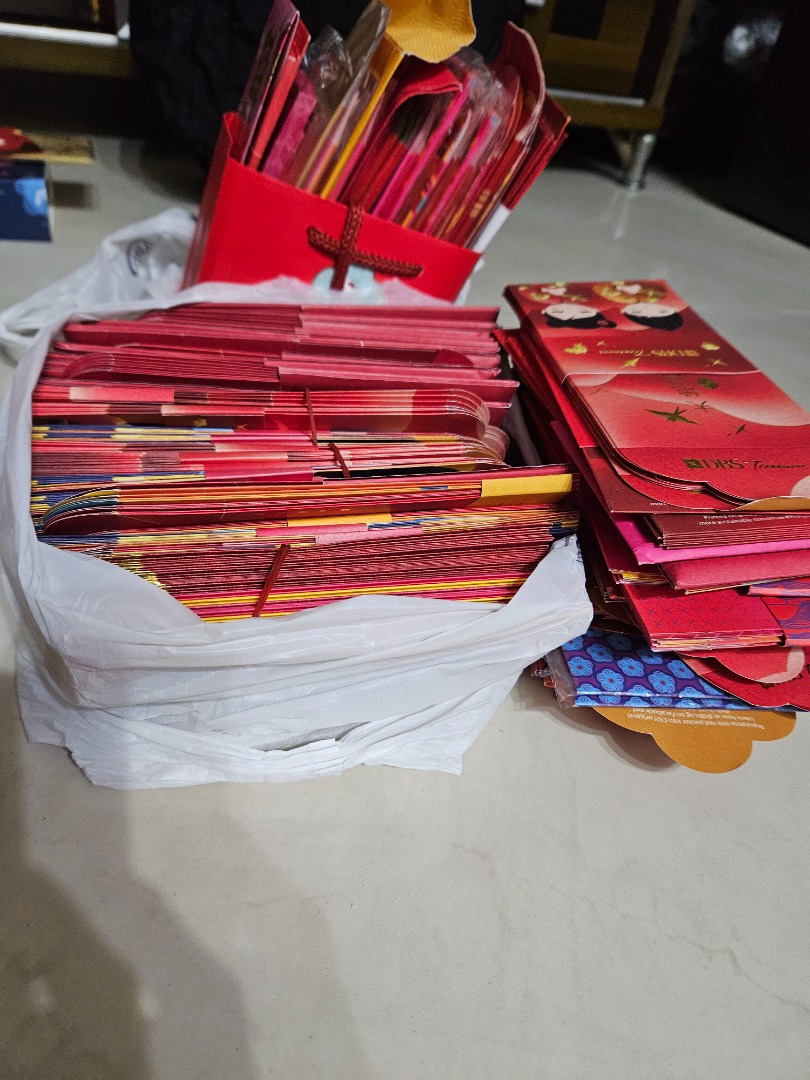 Assorted CNY Red packets, Hobbies & Toys, Stationery & Craft, Art ...