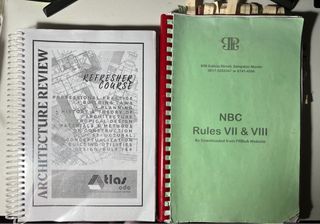 ATLAS Refresher Course & JPT National Building Code: Rule 7 & 8 (Architecture Board Exam Books ALE)