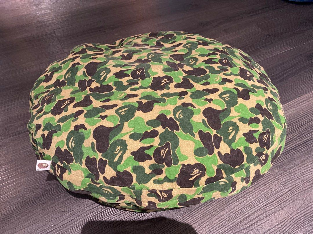 ABC CAMO APE CIRCLE FLUFFY BEADS CUSHION BAPE 1ST CAMO CIRCLE