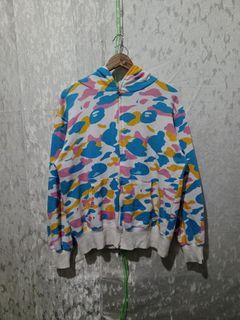 Bape Cotton Candy Full Zip Hoodie