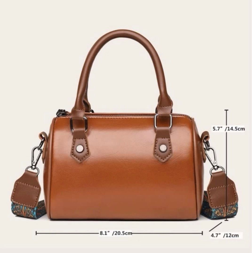 Boston Bag / Doctor's Bag - Shein (Category: Shoulder Bags) located in San Jose del Monte. Submitted by rc_shoppe (Listing ID 1310754439, Image 3). Description: Boston-Doctor's Bag w/ 2 straps Brand: Shein Color: Brown Brandnew; Never used .