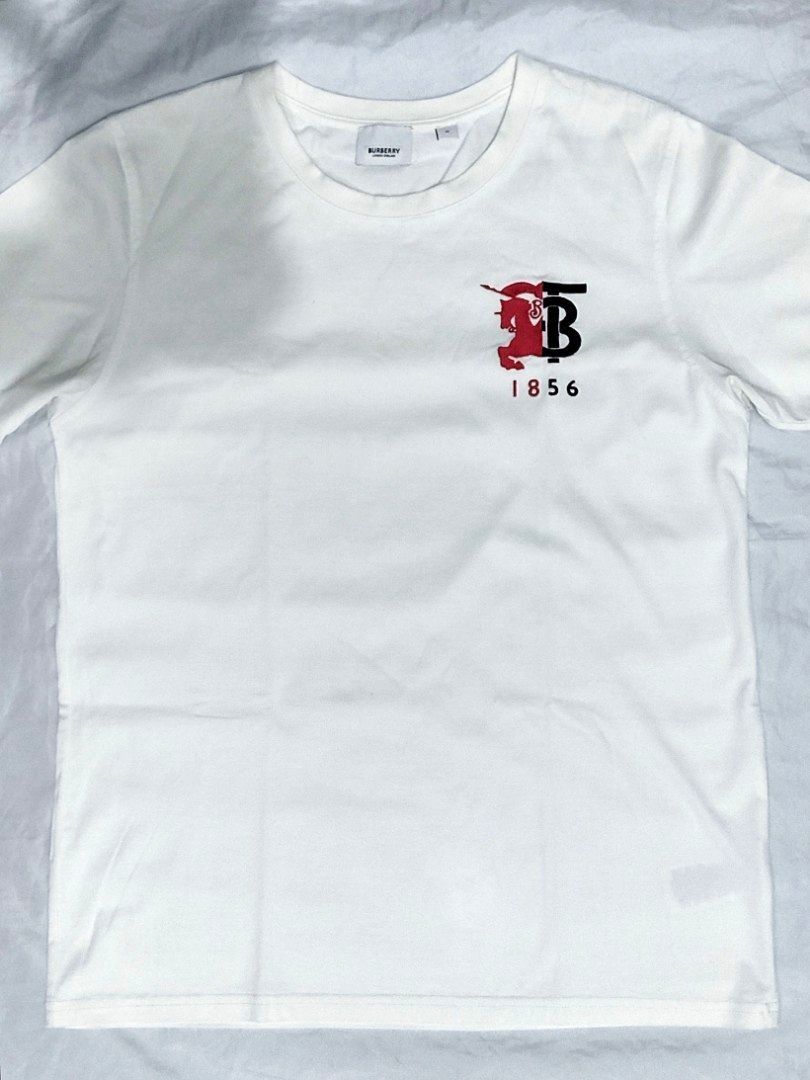 Burberry 1856 Logo Tee Men s Fashion Tops Sets Tshirts Polo Shirts on Carousell