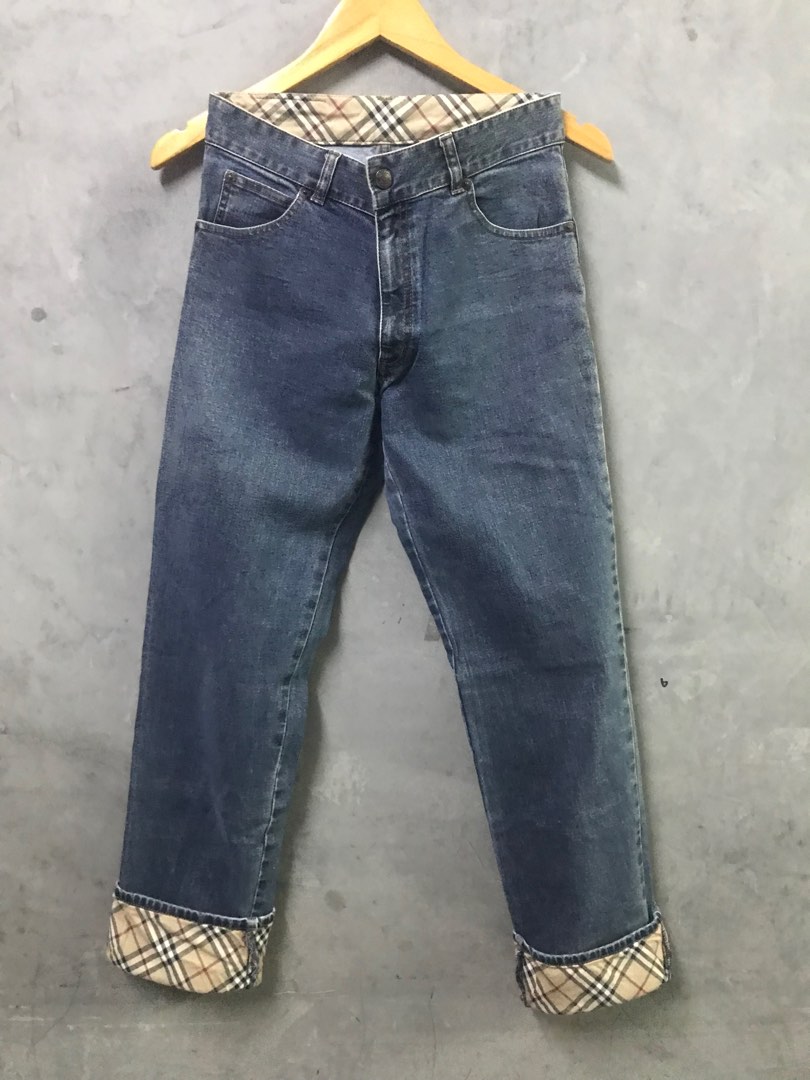 Burberry checkered Denim Jeans