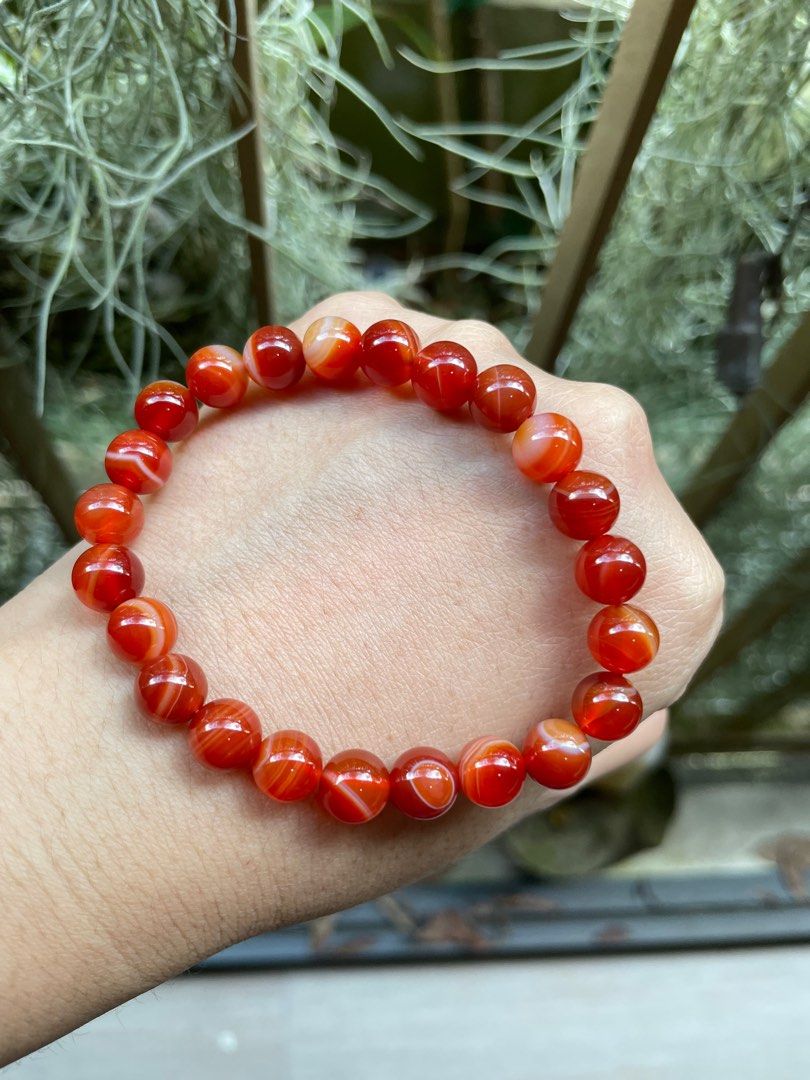 Genuine carnelian jewelry on sale