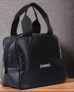 🟥CHANEL  NOVELTIES  COSMETICS MINI BAG POUCH  IN COLOR BLACK