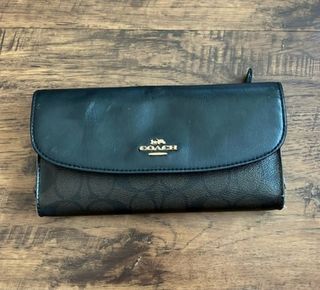 Coach leather wallet