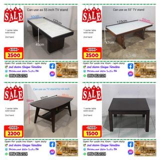 coffee center table solid wood 1500-2500