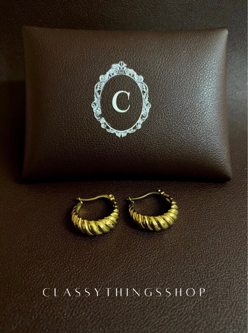 Croissant Hoop Earrings (Category: Earrings) located in Quezon City. Submitted by classythingsshop (Listing ID 1310707282, Image 1). Description: Croissant Earrings. Actual photo of the item. [Swipe to the last slide for the when worn photo] Material: Stainless steel. All our items are high quality, nontarnish and hypoallergenic. Feel free to inquire anytime through our chat or use the number below as intended. Thank you!.