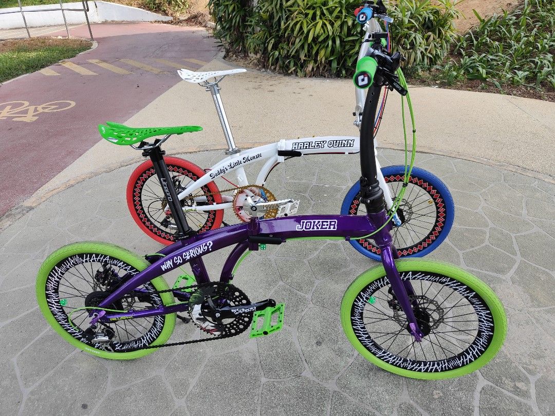2 Custom design theme bikes for sale. Sports Equipment Bicycles Parts Bicycles on Carousell