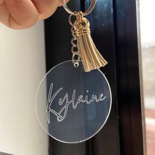 ❗️Customized/Personalized Acrylic Keychain (5cm Circle)