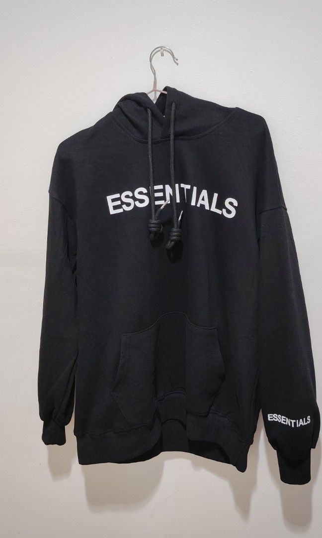 Essentials Hoodie (Category: Coats, Jackets and Outerwear) located in San Juan City. Submitted by lavishchicks (Listing ID 1308891285, Image 2). Description: Essentials Hoodie Jacket Available color: black and grey Bought in thailand. Super good quality ang tela..