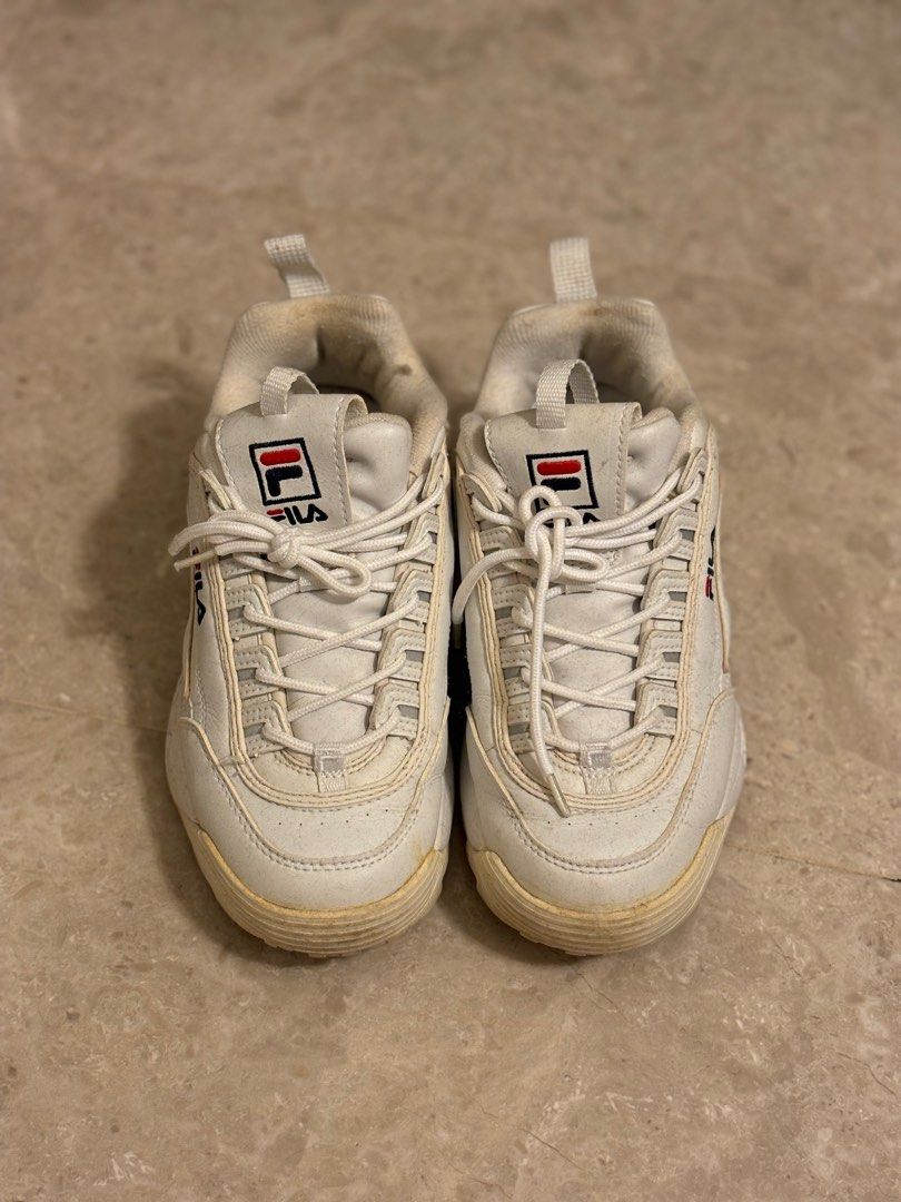 Fila disruptor 2 white and brown online