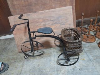 Flower Basket on mini bike