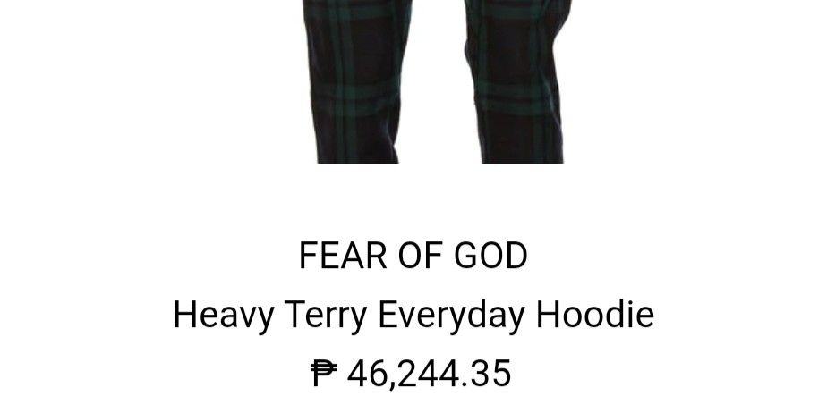 FOG Heavy Terry Everyday Hoodie Fifth Collection 2017 Men s Fashion Tops Sets Hoodies on Carousell