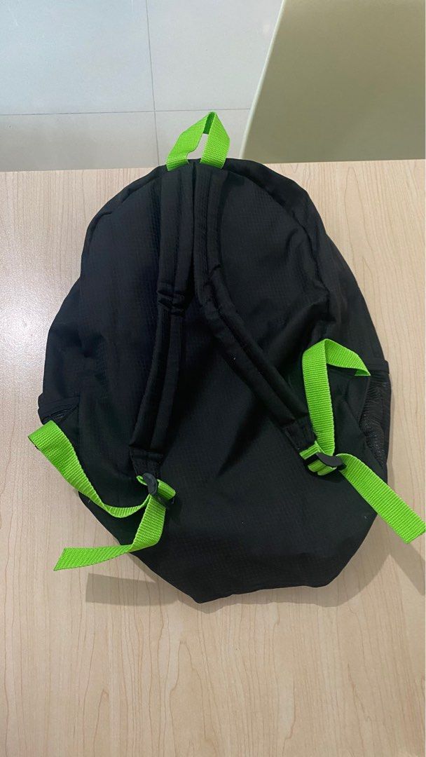 Free Foldable Backpack (Category: Backpacks) located in Mandaluyong City. Submitted by mikoysss (Listing ID 1310725557, Image 3). Description: Lightweight. Free if you buy any 2items in their posted prices. If not, get it for 150.