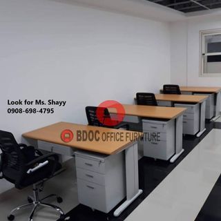 Free Standing Office Table / Steel Cabinet / Bar Counter / Lateral Drawer / Office Partition / Office Furniture