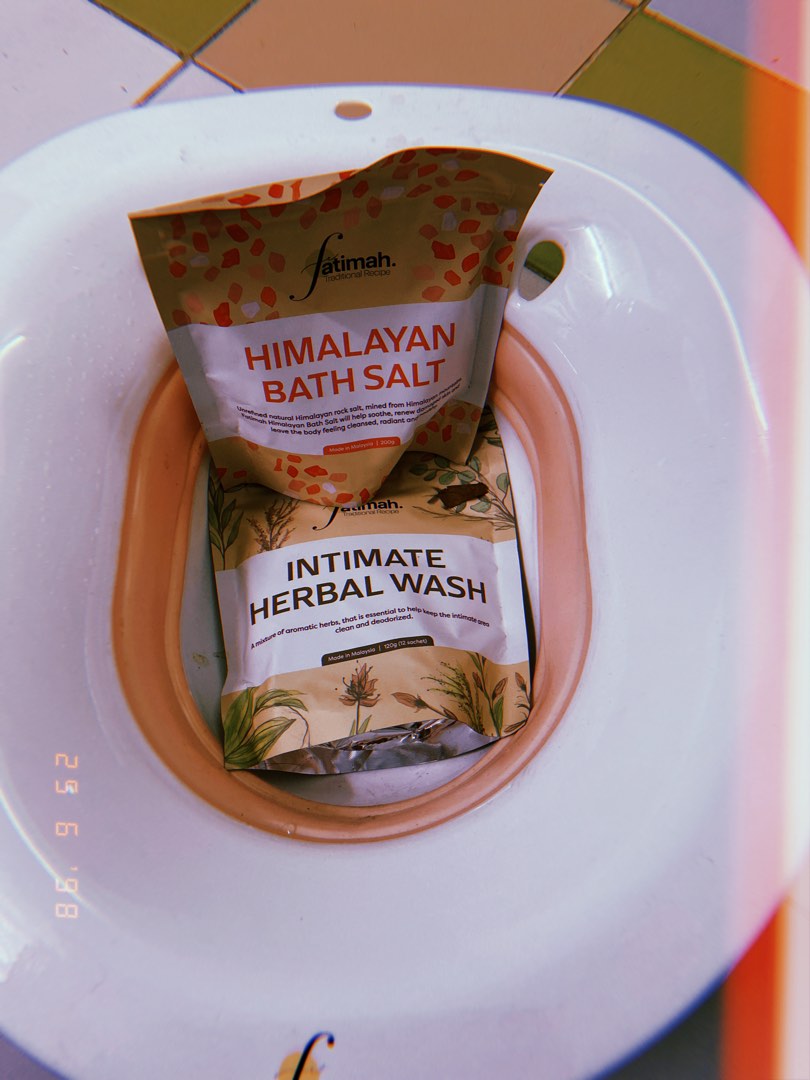 [FREEGIFT]FATIMAH SITZ BATH/ KIT/SET TANGAS FATIMAH/TANGAS BASAH DAN
