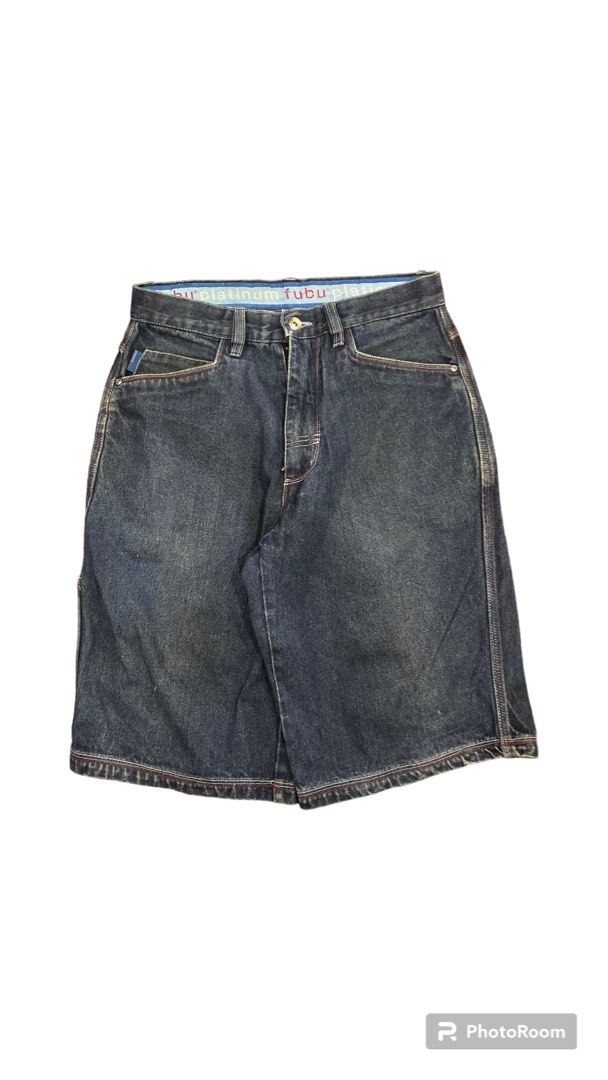 Fubu Platinum X Fat Albert Ori Jorts Y2K JNCO, Men's Fashion
