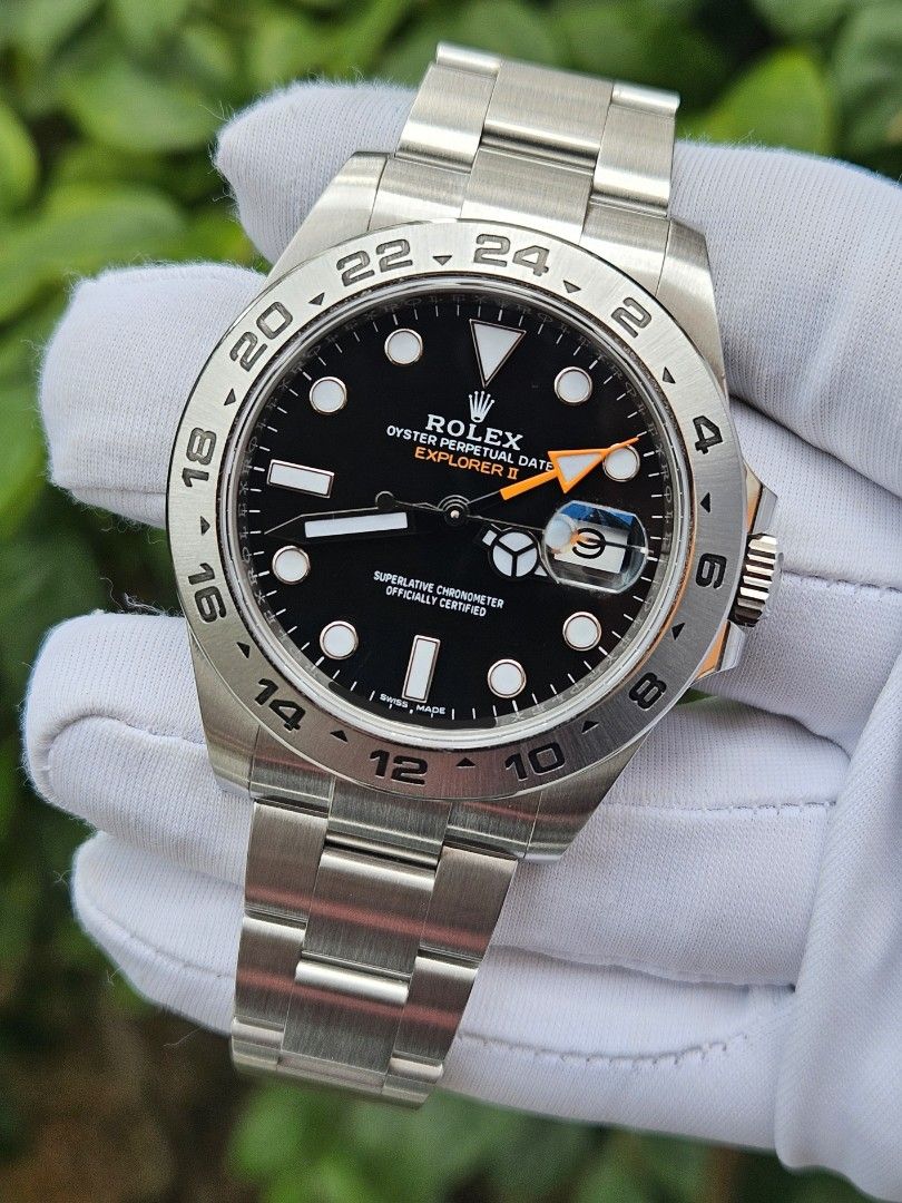 Full Complete Set 2019 Rolex Steel Explorer II 42mm Ref. 216570