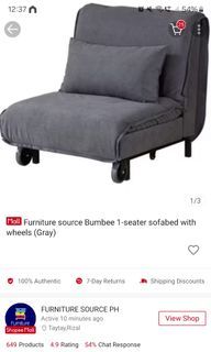 Furniture Source Bumbee 1-seater sofabed with wheels