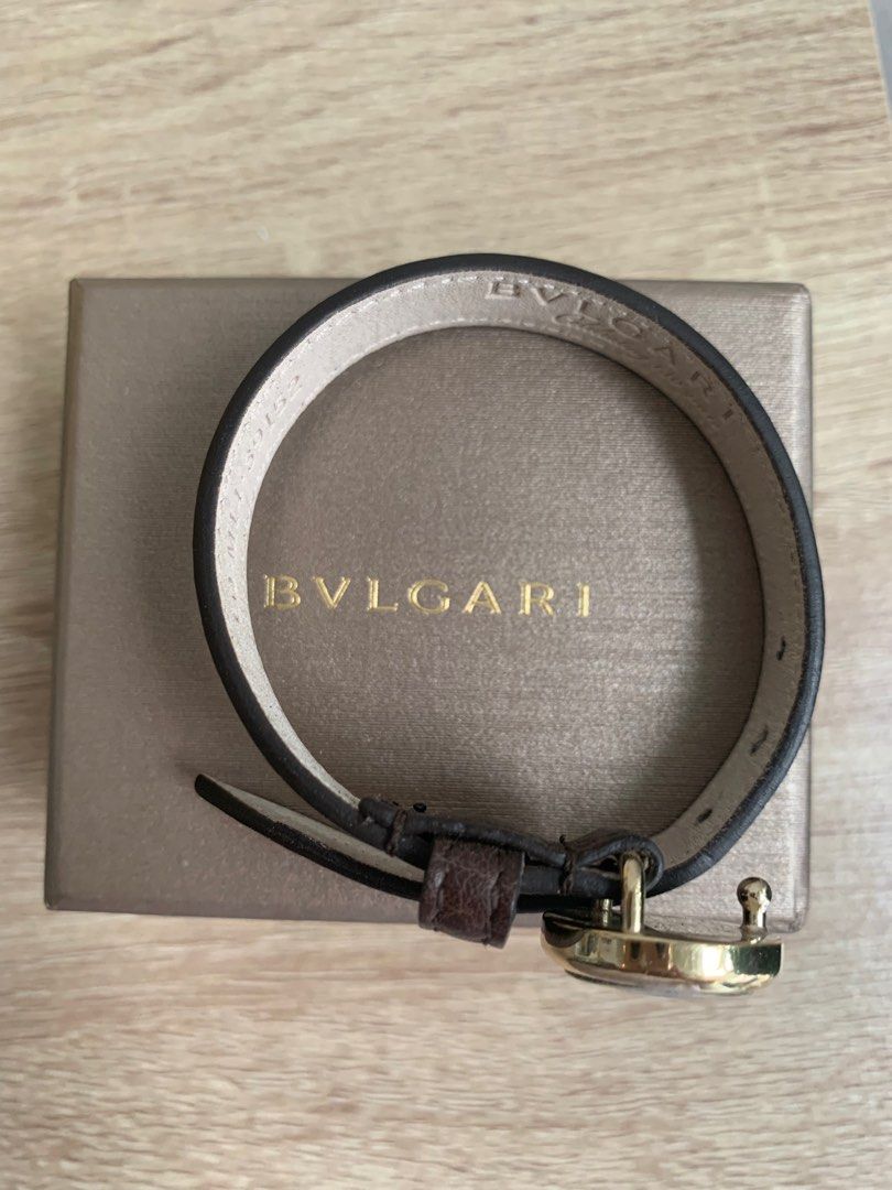 Genuine BVLGARI Leather bracelet