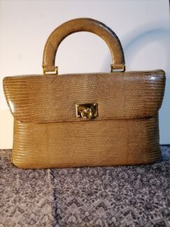 Genuine Lizard Skin Elegant Hand Bag