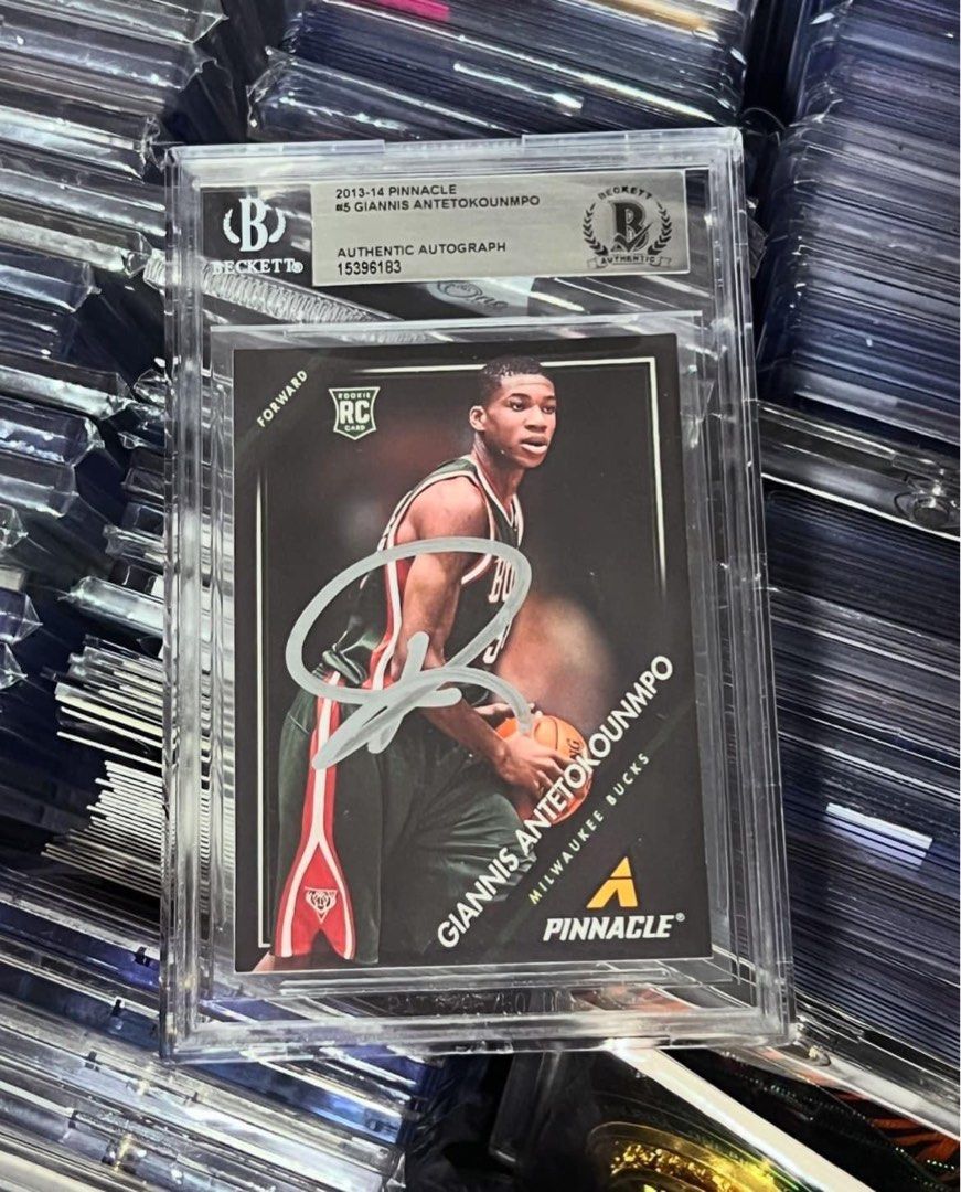 giannis rookie card auto (Category: Raw Singles) located in Quezon City. Submitted by gabkarton (Listing ID 1310767741, Image 1). Description: for sale Giannis Antetokounmpo Rc auto oncard. Clean slab. 40k - No reservations for now. Qc fairview area.