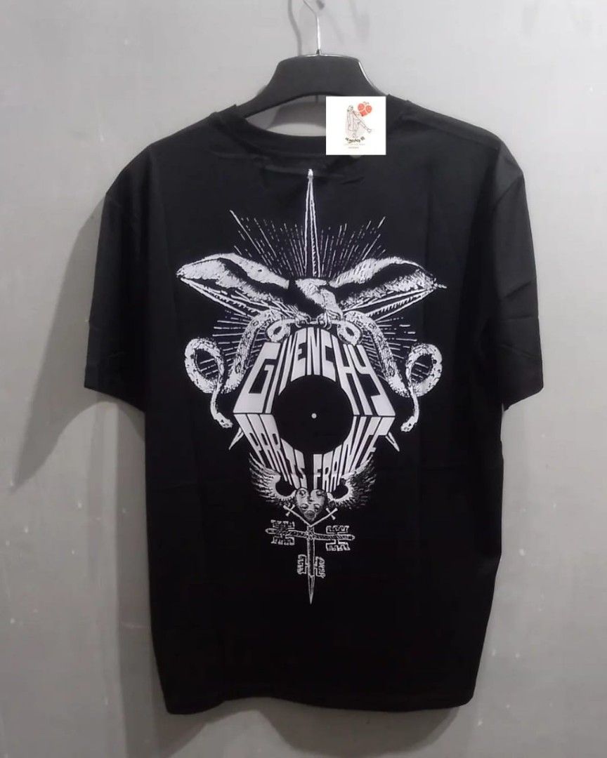 GIVENCHY BLACK EAGLE TSHIRT Fesyen Pria Pakaian Atasan di Carousell