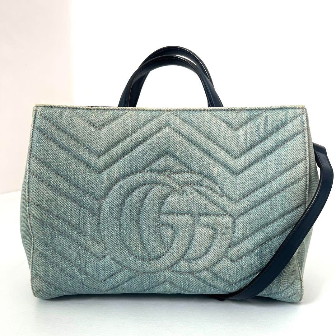 Gucci marmont denim discount
