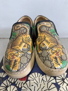 Gucci bengal tiger slip on cheap