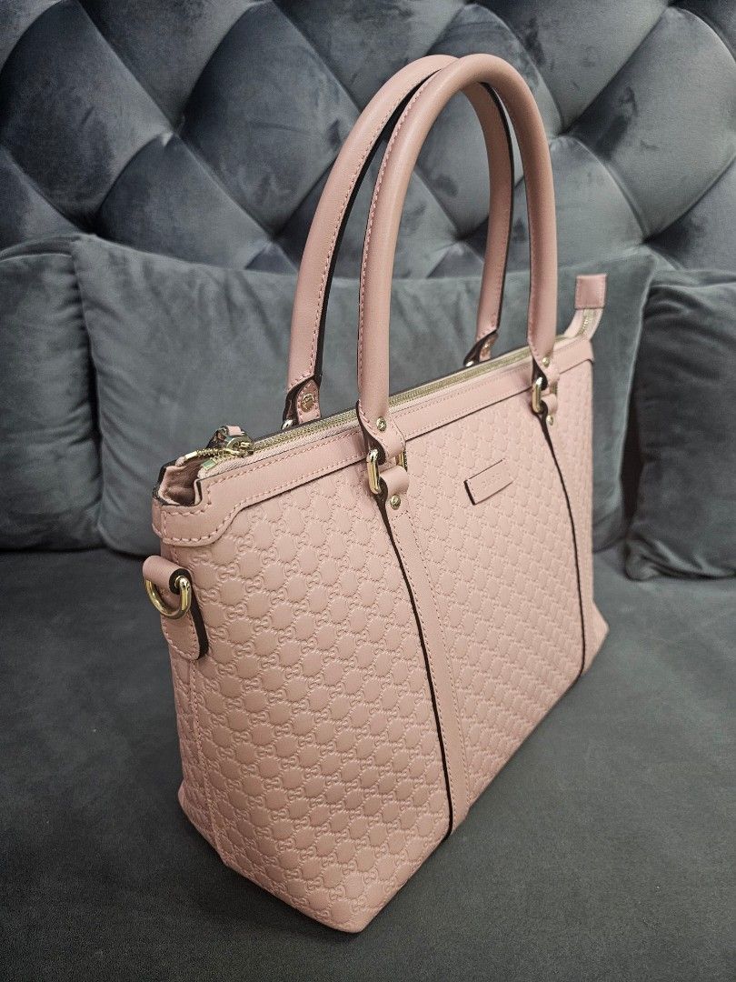 Gucci GG Joy Micro Guccissima Pink Leather Bag