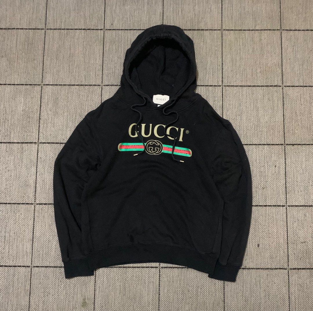 Gucci hoodie Men s Fashion Tops Sets Hoodies on Carousell