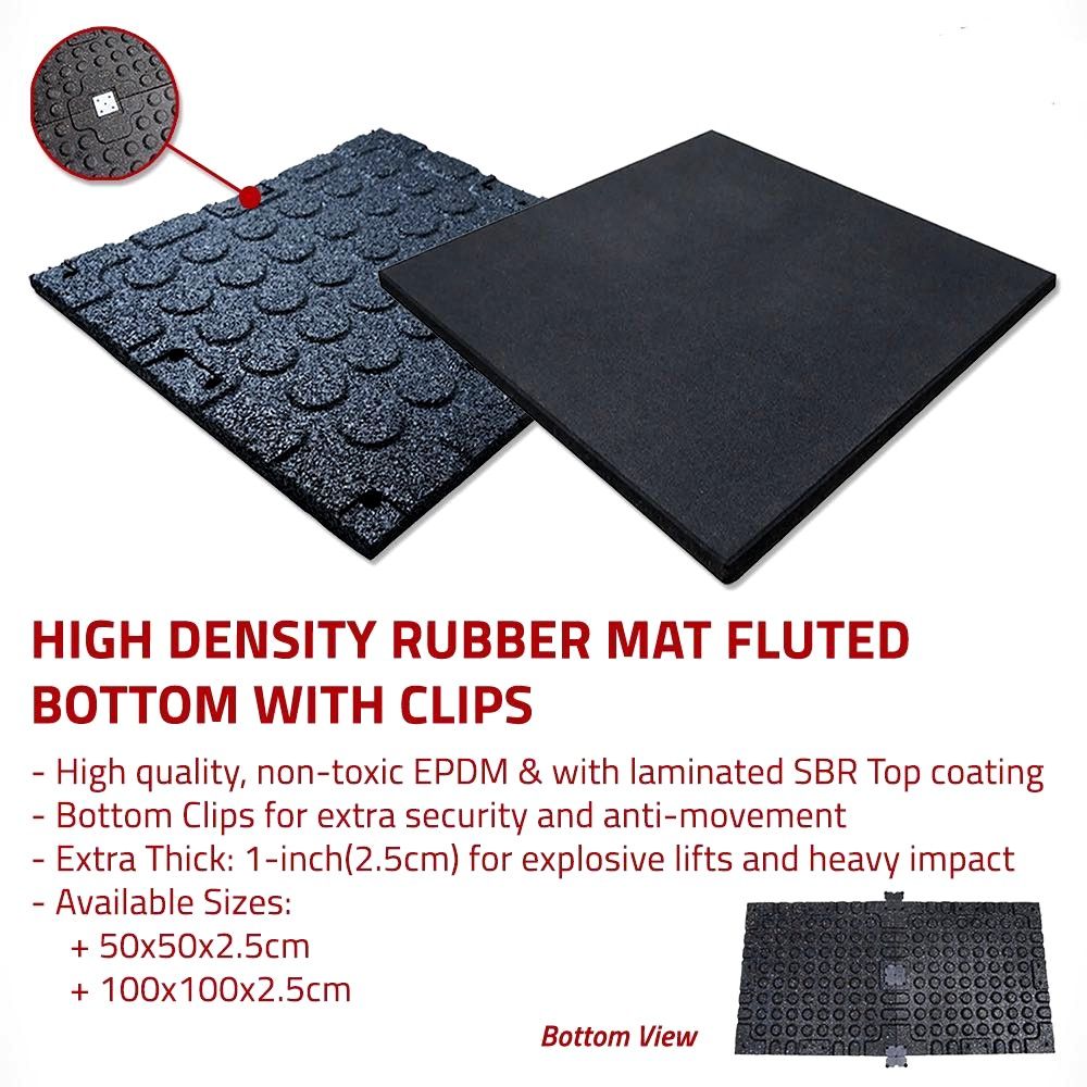 High density mat Rubber mat Puzzle Mat (Category: Exercise Mats) located in Valenzuela. Submitted by carlo_023 (Listing ID 1310723726, Image 2). Description: 1. 50x50x1.6cm Tile Mats - 350/pc 2. 100x100x2cm Tile Mats - 1180/pc 3. 50x50x2.5cm Fluted Mats - 410/pc 4. 100x100x2.5cm Fluted Mats - 1450/pc 5. 50x50x1.6cm Puzzle Mats - 350/pc 6. 100x100x2cm Puzzle Mats - 1250/pc 7. 100x100x1.5cm Puzzle Mats - 1100/pc.