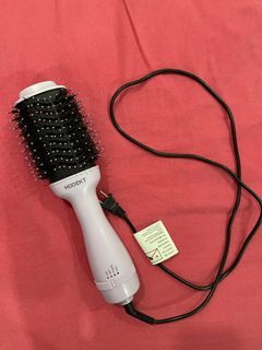 HODEKT Hot Air Brush Comb 2 In 1 Hair Curler Hot Cool Air Curling Iron Straightener